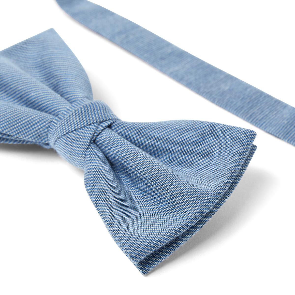 Nœud papillon chiné Bleu 3