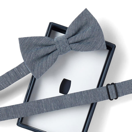 Nœud papillon chiné Bleu marine 2