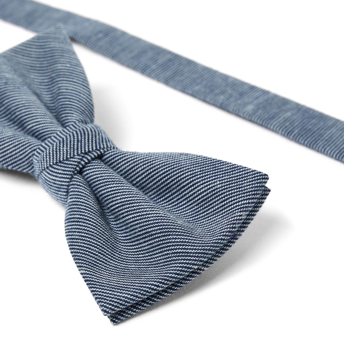 Nœud papillon chiné Bleu marine 3