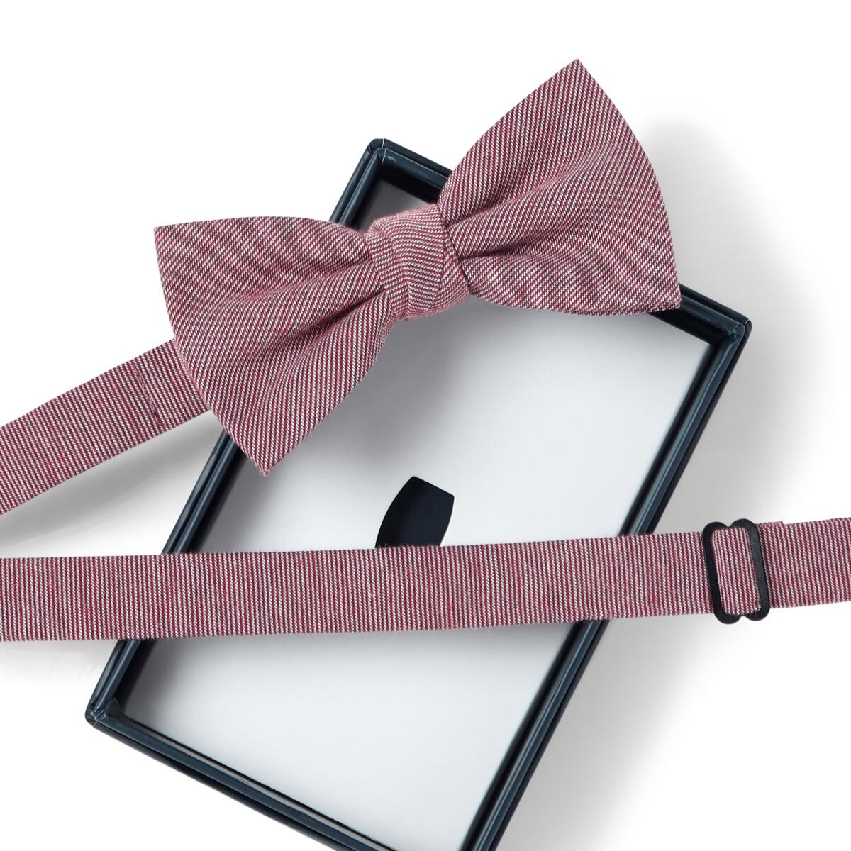 Nœud papillon chiné Rouge 2