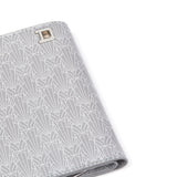 Grand portefeuille en cuir Gris 4