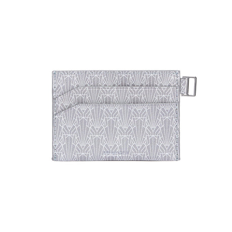 Porte-carte en cuir Gris 1