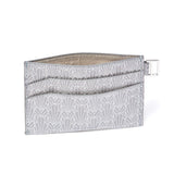 Porte-carte en cuir Gris 2