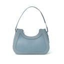 Sac à Main en Cuir Hélène Hobo  Bleu - Double porté