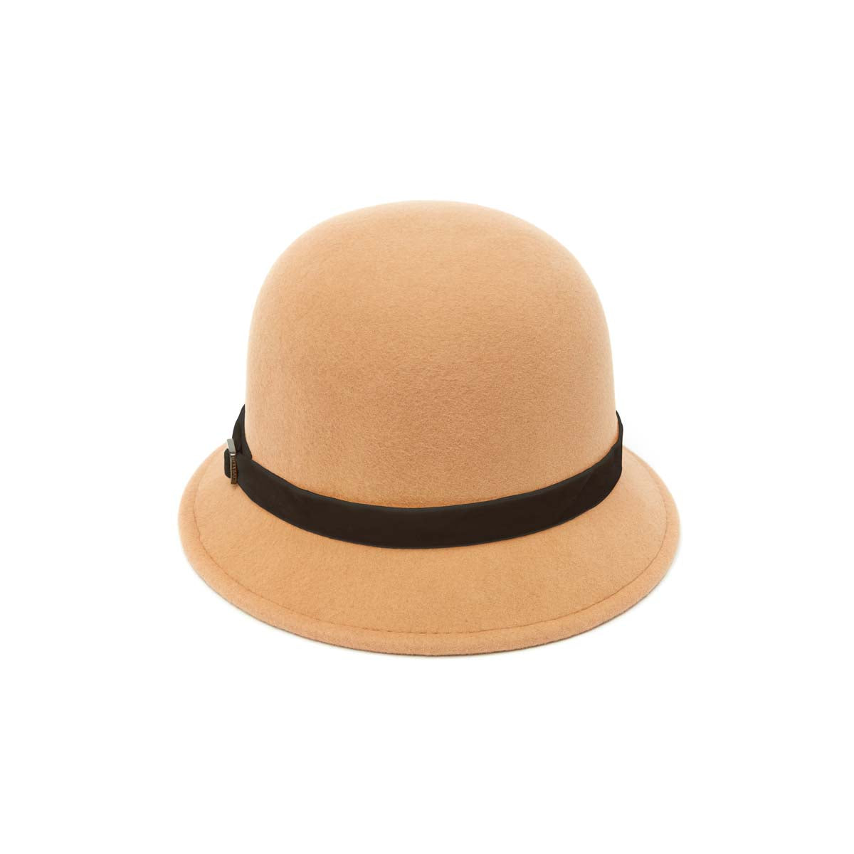 Sombrero Cloche de Fieltro de Lana Camel