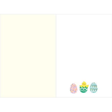 Tarjeta de Pascua - pollito suave