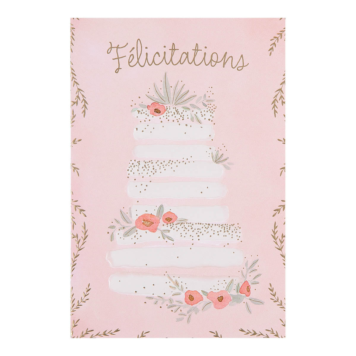 Tarjeta de boda Felicitaciones