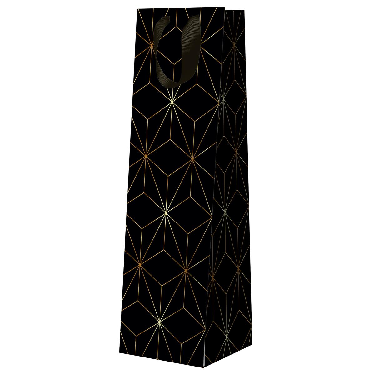 Sac à Bouteille Noir et or 2