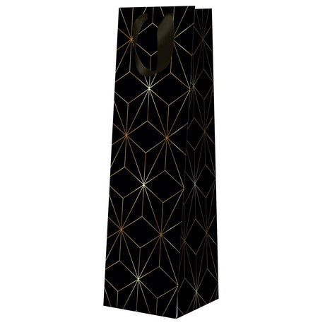 Sac à Bouteille Noir et or 2