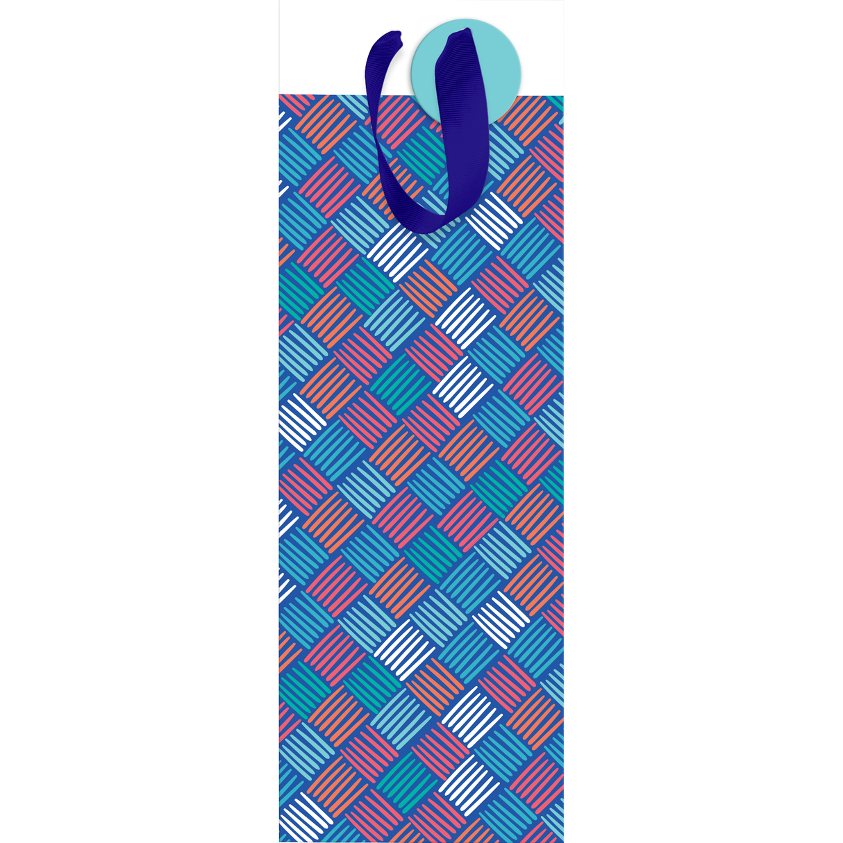 Bolsa para Botellas de Vino - Azul y Rojo