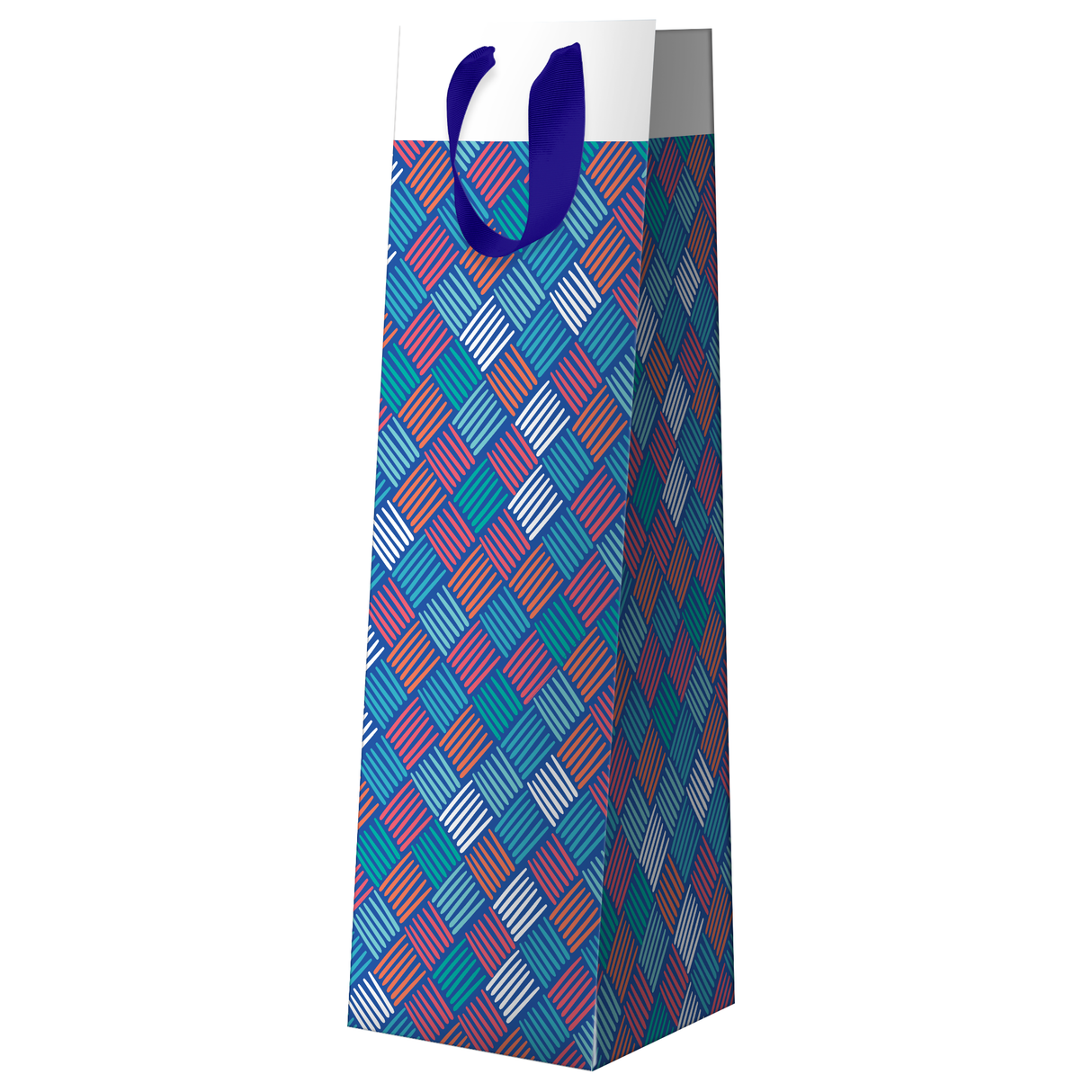 Bolsa para Botellas de Vino - Azul y Rojo