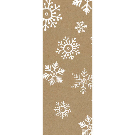 Set de 10 bolsas de regalo de gran formato - White Flakes