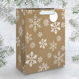Set de 10 bolsas de regalo de gran formato - White Flakes