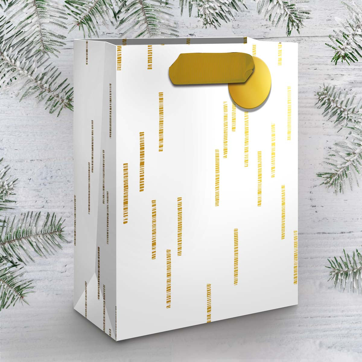 Mini bolsa de regalo blanca