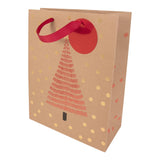 Sac cadeau noël grand format Kraft cadeaux 2