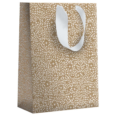 Bolsa de Regalo Kraft Nieve - Formato Grande