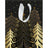Sac cadeau noël grand format Noir sapins 1