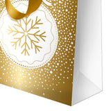 Sac cadeau petit format noël Or boule 5