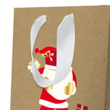 Sac cadeau petit format noël Kraft père noël 4