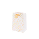 Sac cadeau petit format noël Blanc sapins 2