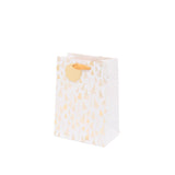 Sac cadeau petit format noël Blanc sapins 2