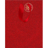 Sac cadeau noël grand format Paillettes Rouges 1