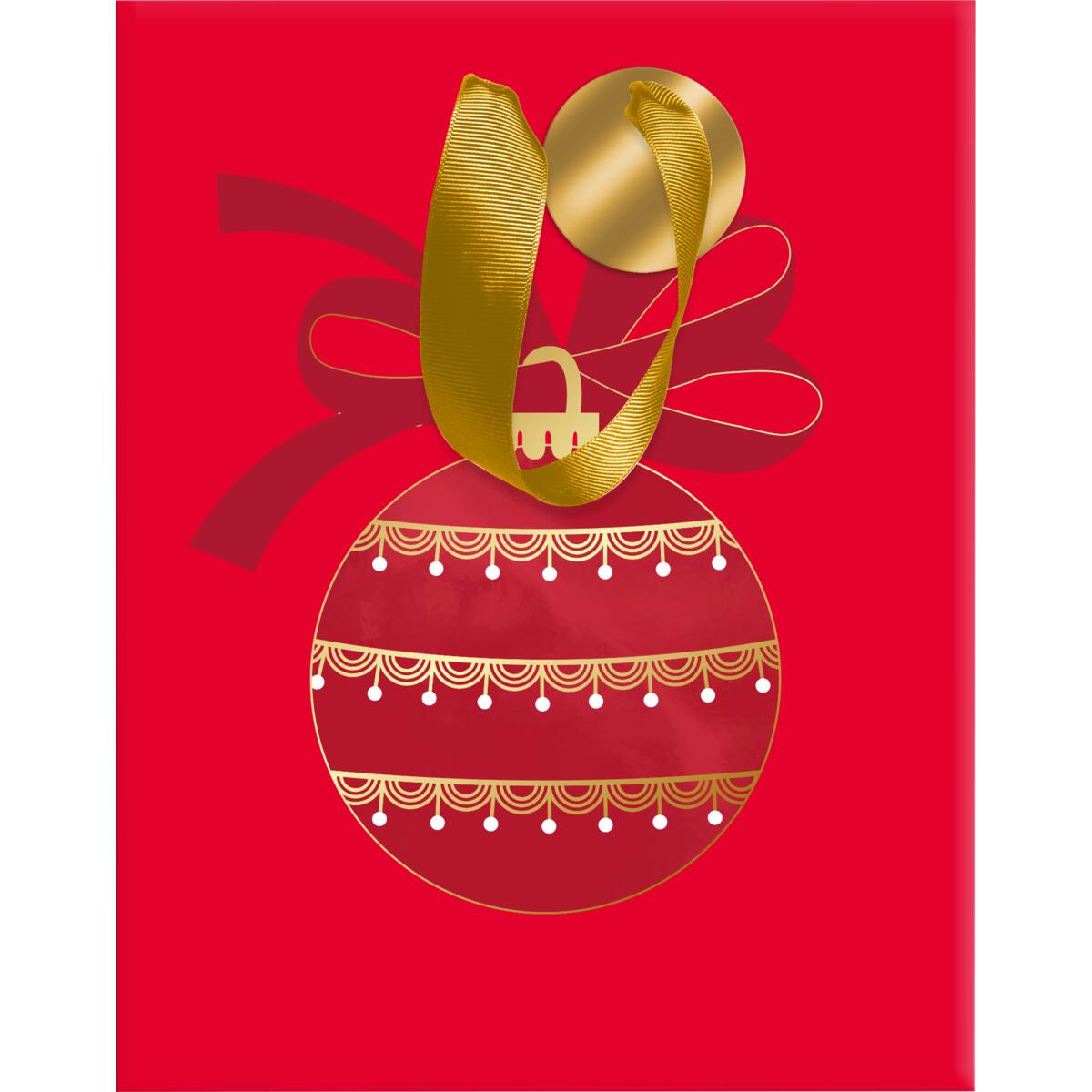 Sac cadeau noël grand format Boule de Sapin 1