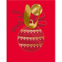 Sac cadeau noël grand format Boule de Sapin 1