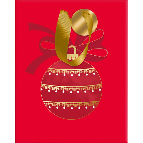 Sac cadeau noël grand format Boule de Sapin 1