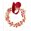 Sac cadeau noël grand format Couronne Végétale 1