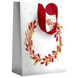 Sac cadeau noël grand format Couronne Végétale 2