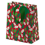 Sac cadeau petit format noël Houx 2
