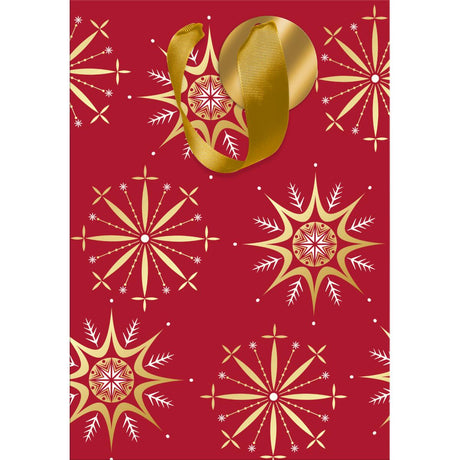 Sac cadeau petit format noël Flocons 1