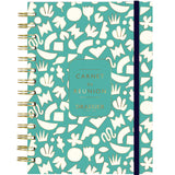 Carnet de réunion à spirales A5 - Turquoise