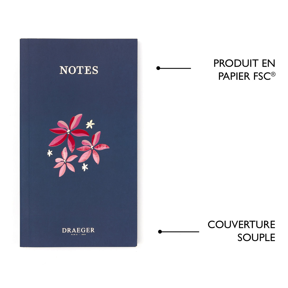 Libreta elegante de oficina A5: varios patrones