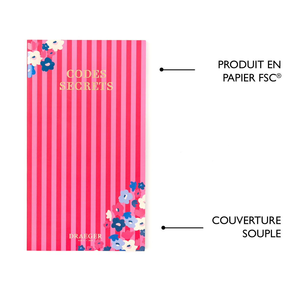 Petit carnet de Notes Home Office Fuschia 5