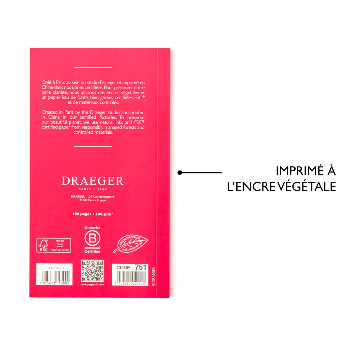 Petit carnet de Notes Home Office Fuschia 6