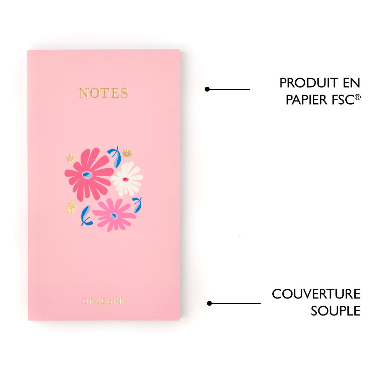 Petit carnet de Notes Home Office Rose 5
