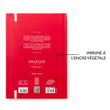 Libreta Office Chic A5 - Flores negras