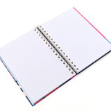 Libreta Office Chic A5 - Flores negras