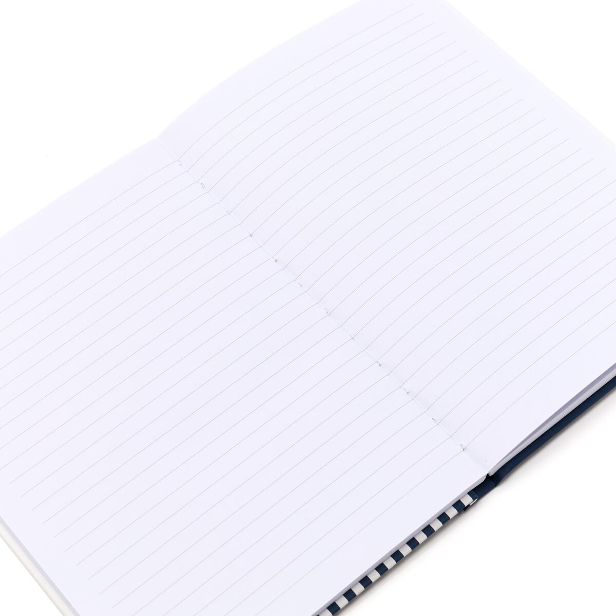 Libreta Office Chic A5 - Flores negras