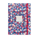 Libreta Office Chic A5 - Flores negras