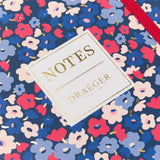 Libreta Office Chic A5 - Flores negras