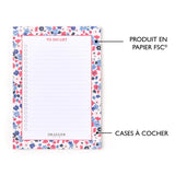 Bloc de notas To do list - 13x18 cm - 100 páginas - Rayas multicolores