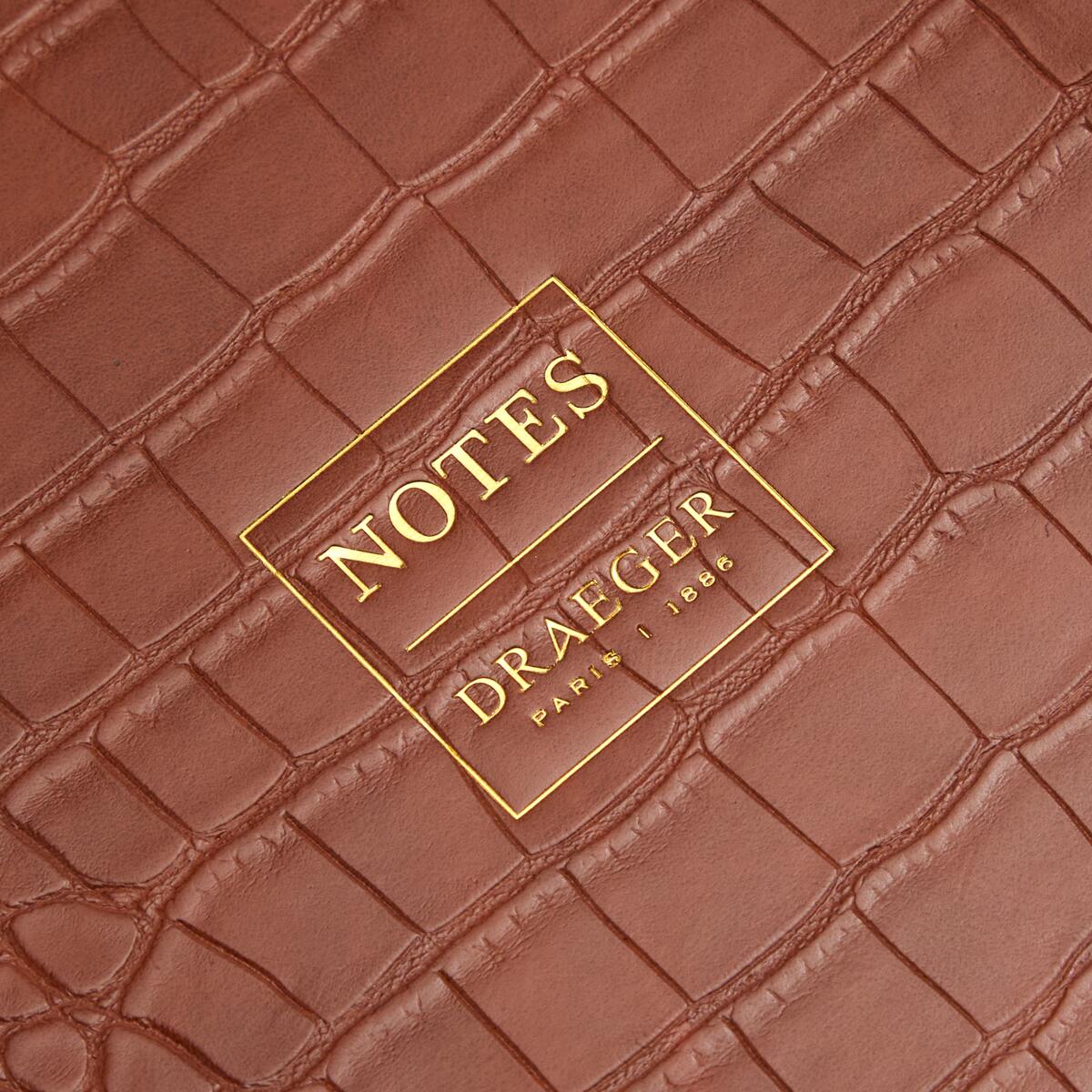 Carnet de Notes Croco A5 Croco Cognac 2