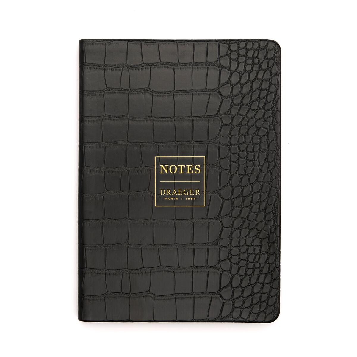 Carnet de Notes Croco A5 Croco Noir 1
