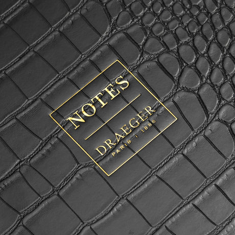 Carnet de Notes Croco A5 Croco Noir 2