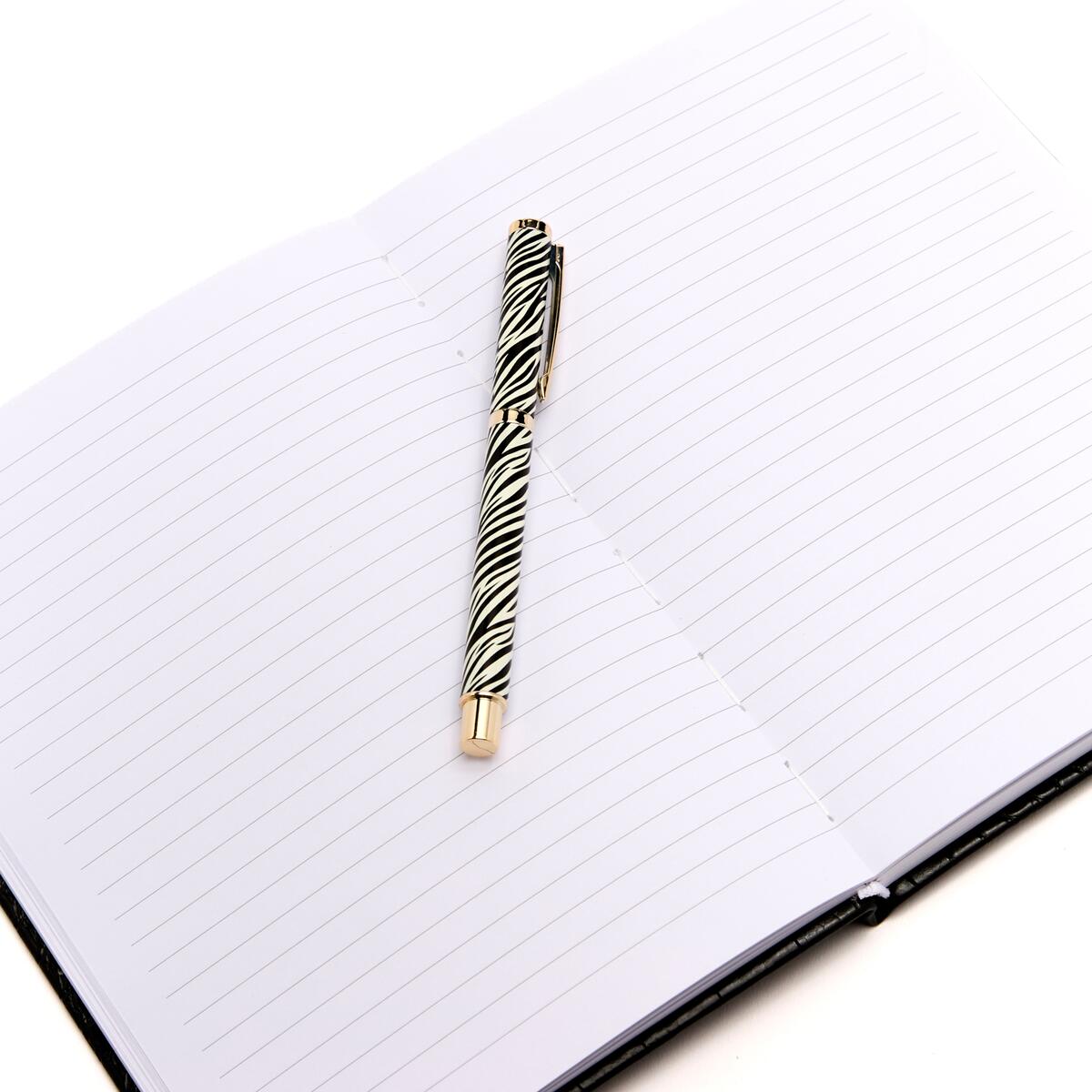 Carnet de Notes Croco A5 Croco Noir 3