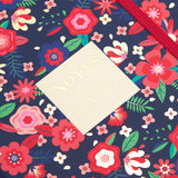 Carnet de Notes A5 Fleurs bleu 2