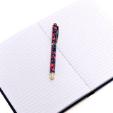 Carnet de Notes A5 Fleurs bleu 3